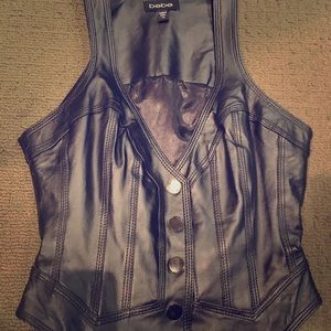 Leather vest